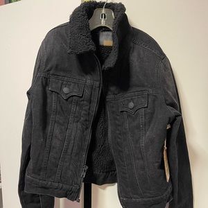 True Religion Black denim jacket